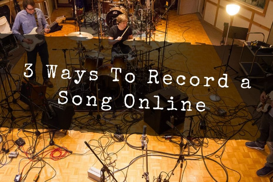 how to record a song online