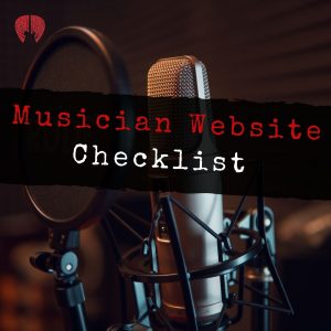 musician/music producer website