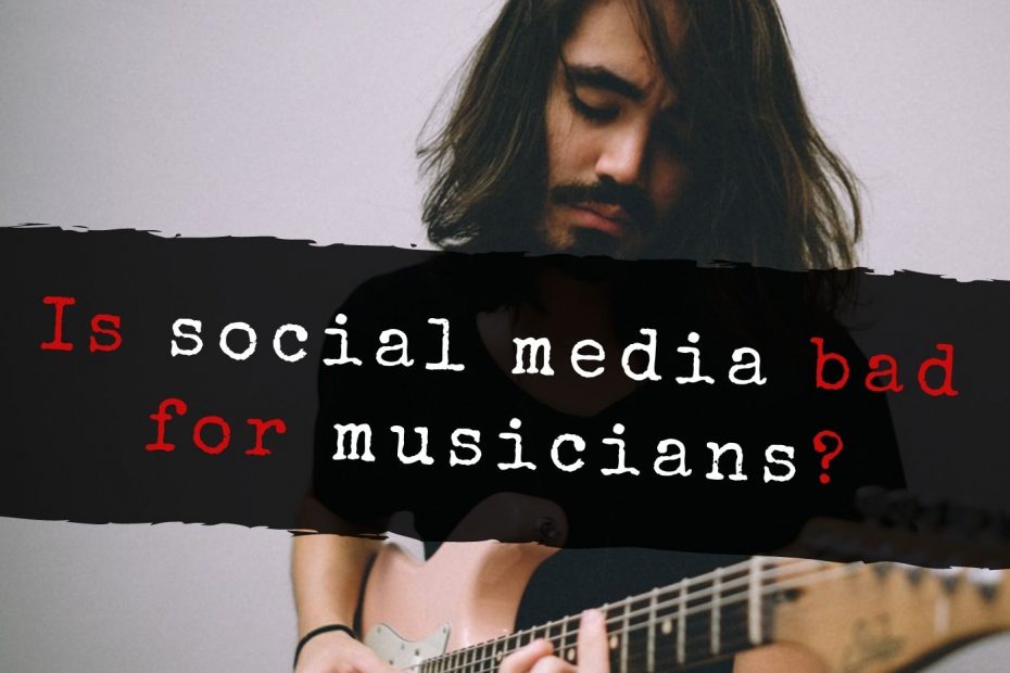 social media bad for musicians