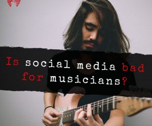 social media bad for musicians